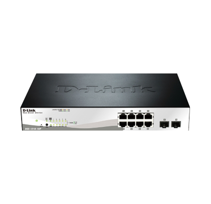 10 PORT 10/100/1000 (8x PoE) 2x SFP