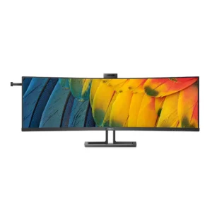 Philips 44.5in QHD Dual W-LED VA 75Hz Adaptive Sync SuperWide Curved Business Monitor with Webcam