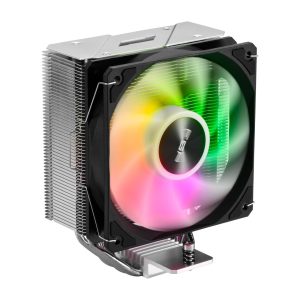 Black Ultra-Silent Gravity Heat Pipe Cooler with 120mm Fan
