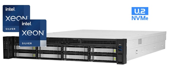 2U Dual Xeon G5 4509Y NVMe Hybrid Storage Server NO Storage NO RAM